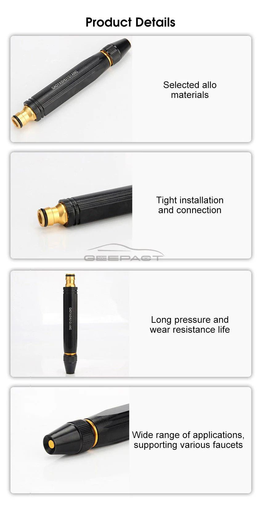 Portable Water Hose Nozzle Portable Water Hose Nozzle