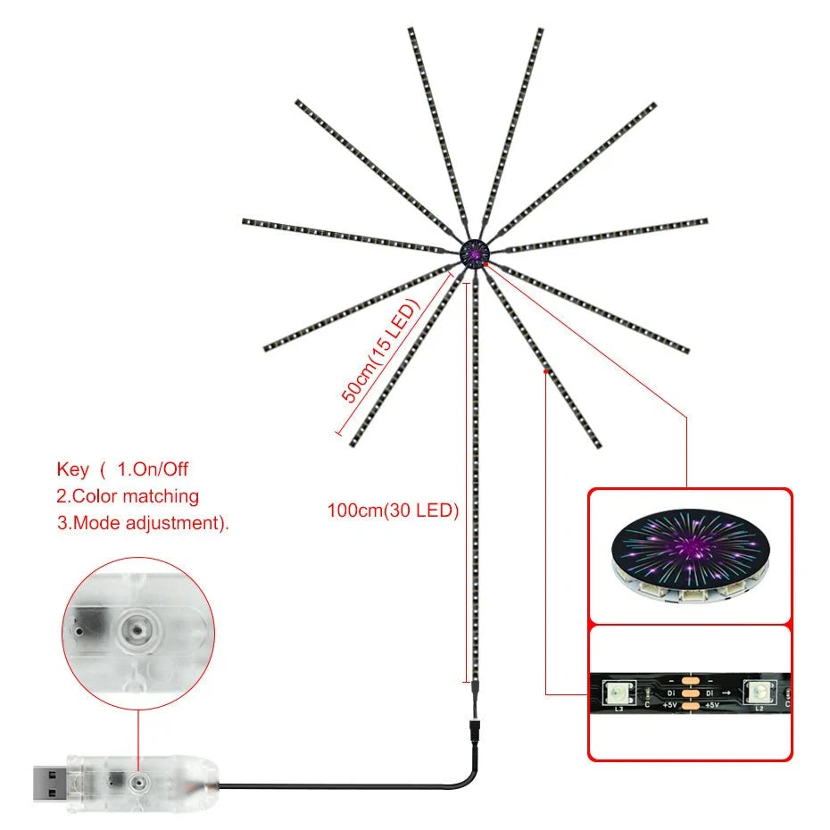 Smart Firework LED Lights Smart Firework LED Lights