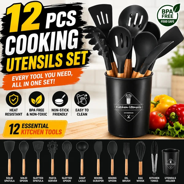 12 Pcs Cooking Utensils Set
