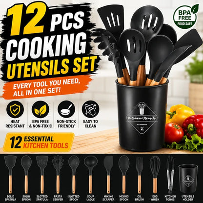 12 Pcs Cooking Utensils Set