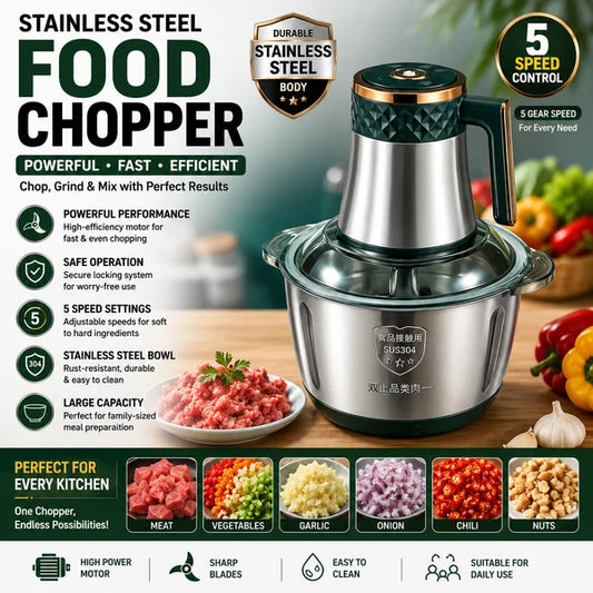 Stainless Steel Food Chopper