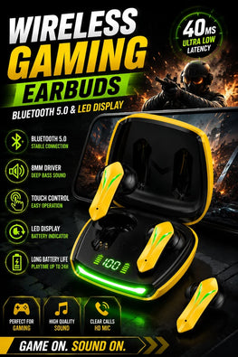 Wireless Earbuds Gaming Earphone