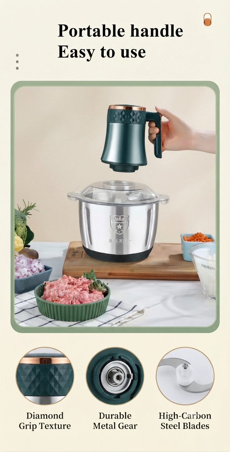 Stainless Steel Food Chopper